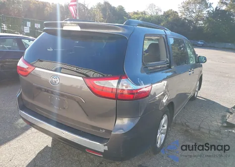 2015 Toyota Sienna Le 8 Passenger from USA, damaged, VIN 5TDKK3DC0FS671554